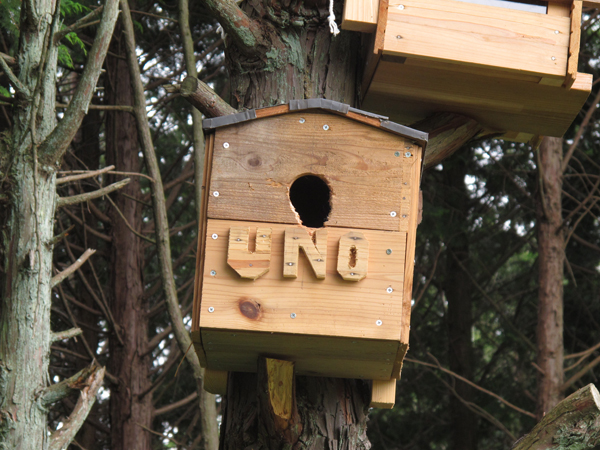 宇野邸 ムササビの巣箱